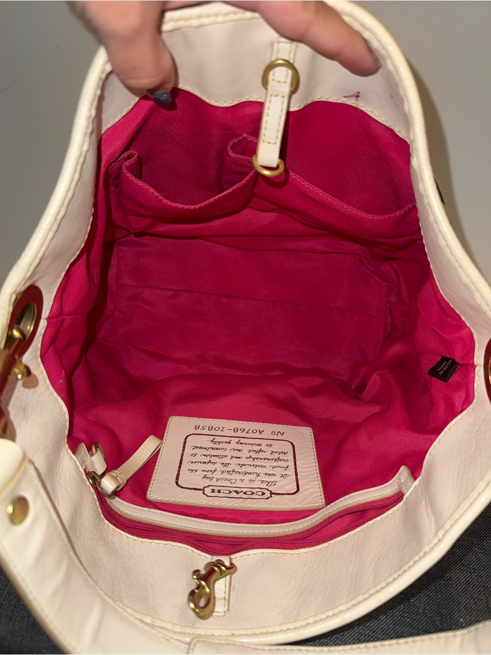 Coach Legacy Multi-Stripe Hobo Bag 10858 - Picture 11 of 15